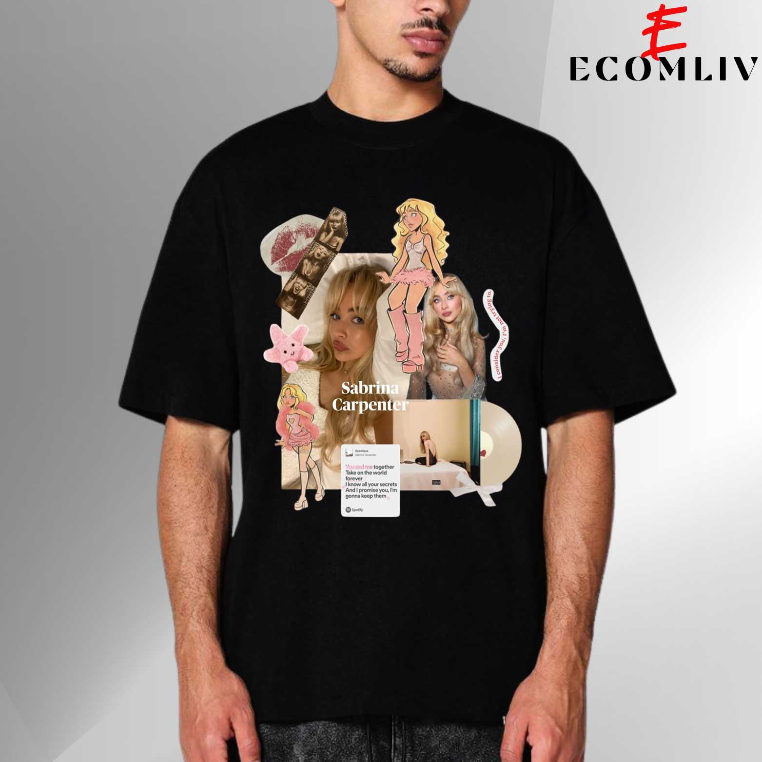 Sabrina Carpenter Graphic Tee, Pop Star Unisex T-Shirt